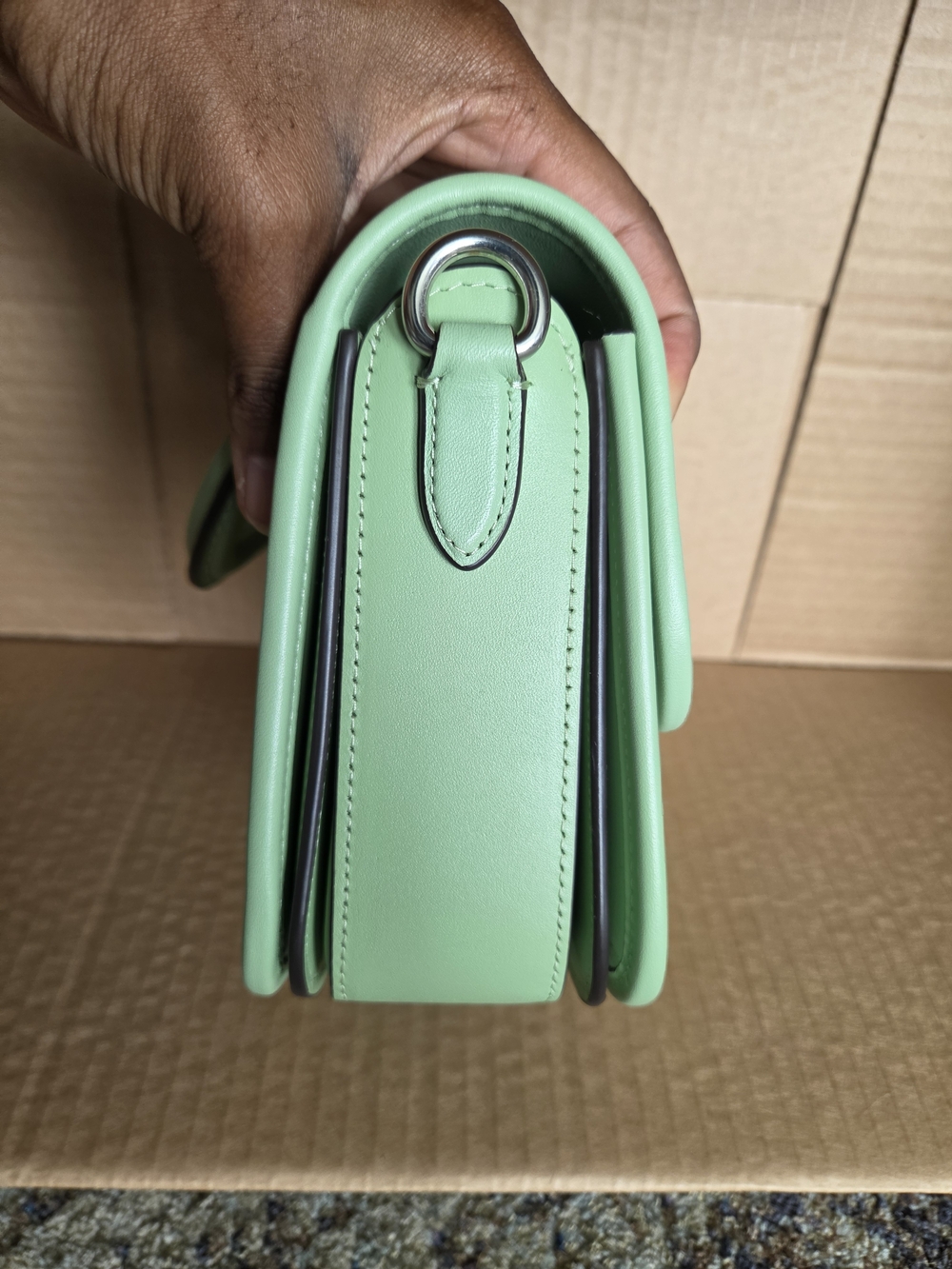 COACH Rogue Top Handle Pale Pistachio Bag - Picture 5 of 16